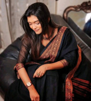 HS-312 Half Silk Sharee