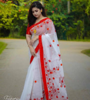 HS-2404 Half Silk Screen Print Sharee