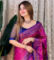 KS-5201 Premium Katan Silk Sharee